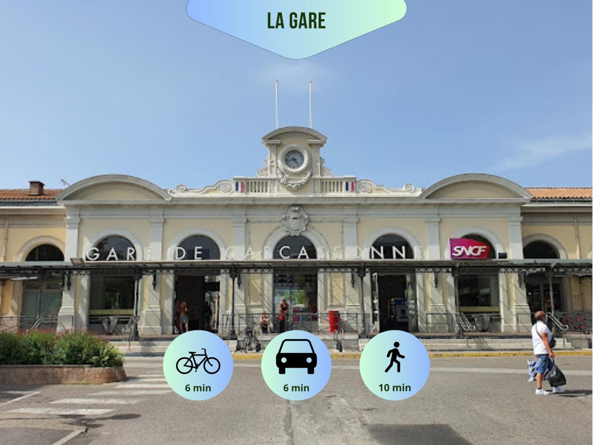 Apartment O'de- Centre - Proche Cite Medievale -canal Du Midi - Wifi - Ideal Couple Et Professionnel *